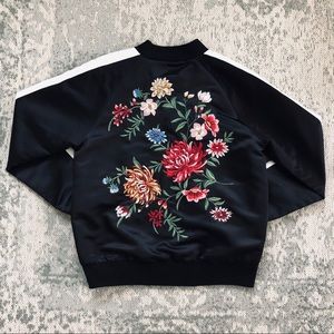 Satin Embroidered Jacket